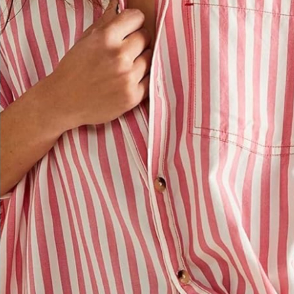 Pink Striped Women's Jacket